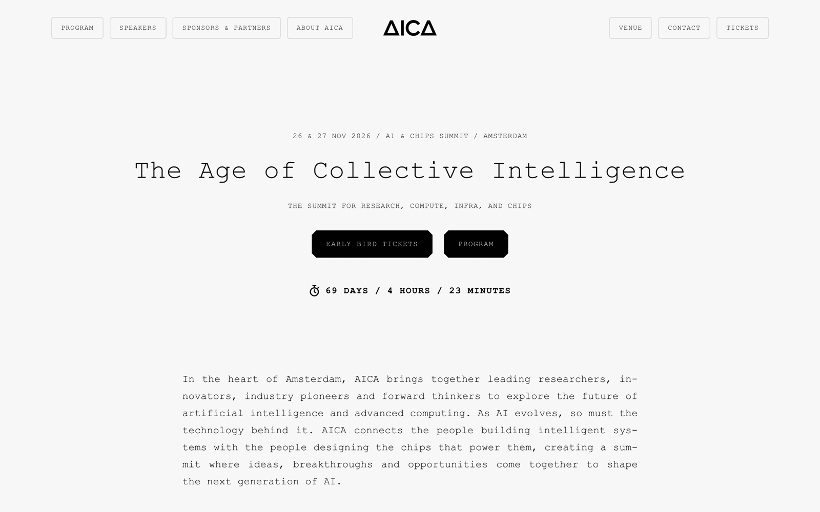 The AICA Summit site: The Age of Collective Intelligence